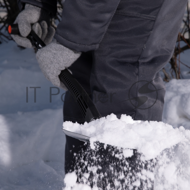 Лопата универсальная алюминиевая, 205х260х700 мм, пластиковый черенок// Stels