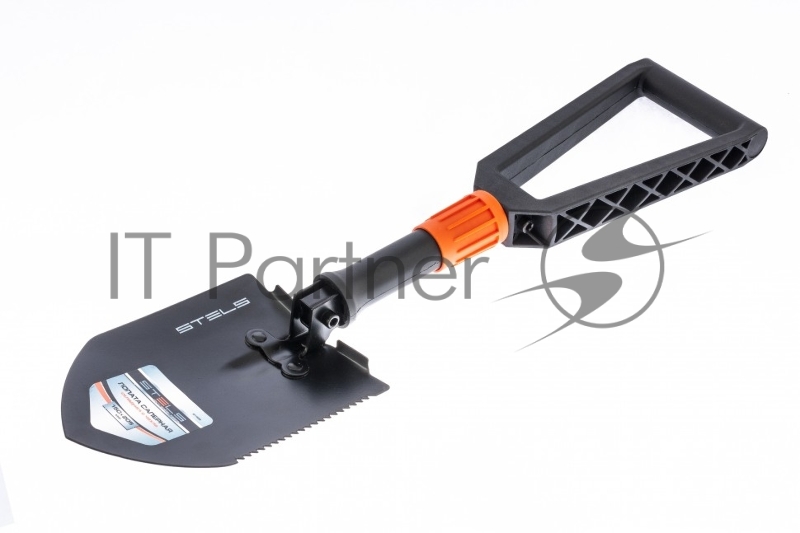 Лопата походная, 150х205х253-590 мм, пластик. рукоятка, складная в чехле// Stels