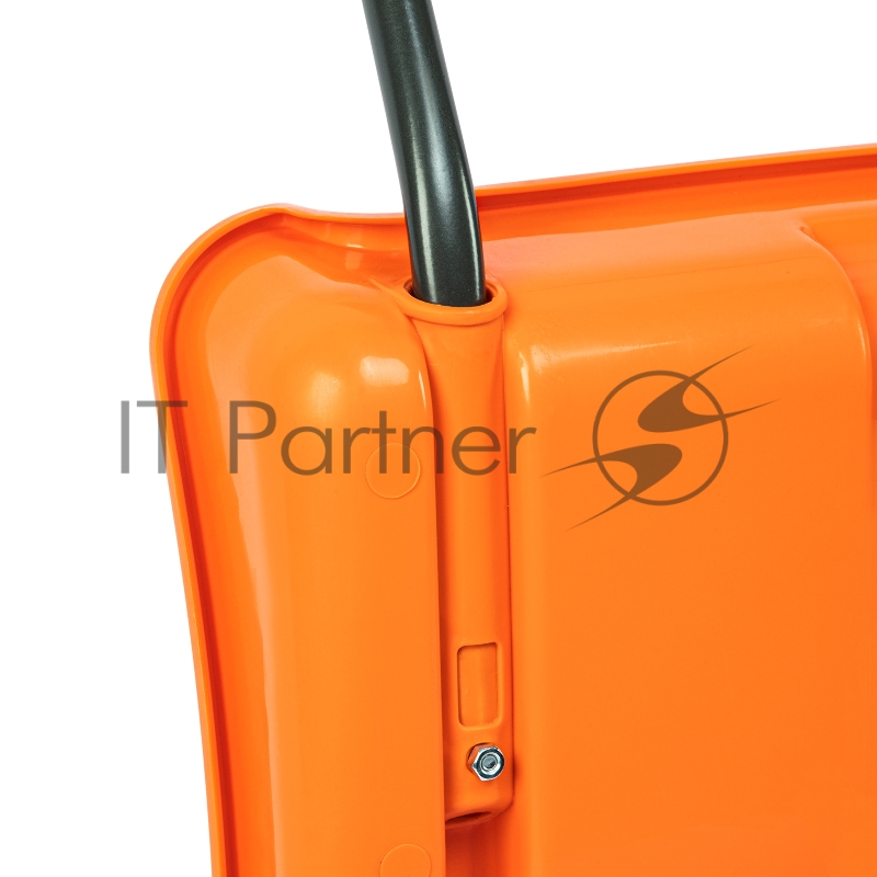 Движок для уборки снега пластиковый, 795х435х1280 мм, стальная рукоятка, усиленный// Сибртех