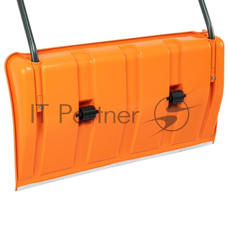 Движок для уборки снега пластиковый, 795х435х1280 мм, стальная рукоятка, усиленный// Сибртех