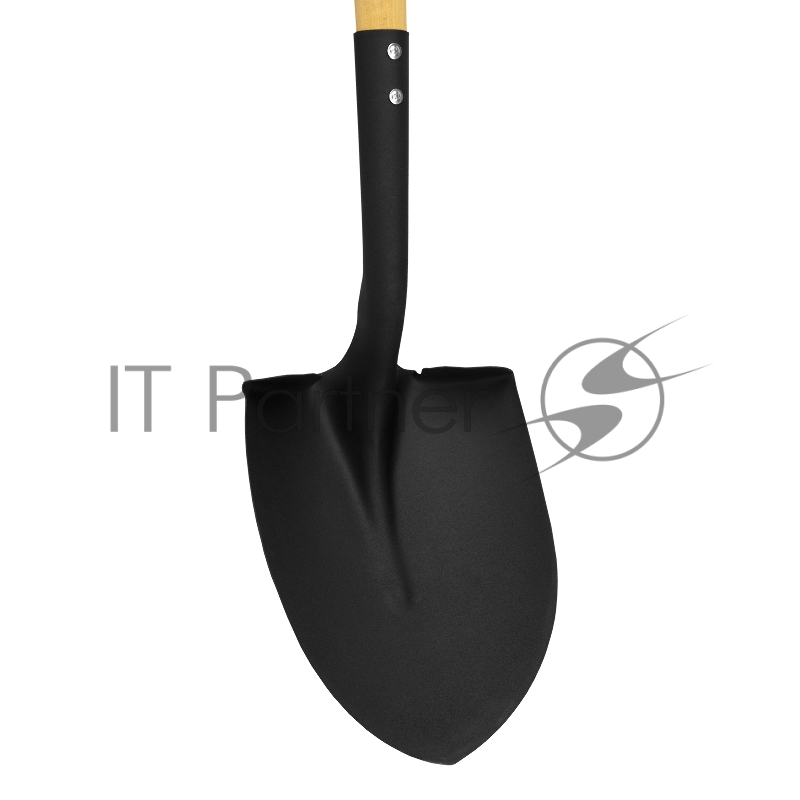 Лопата для сыпучих грузов, 215х285х1325 мм, деревянный черенок с пропиткой, Россия// Сибртех