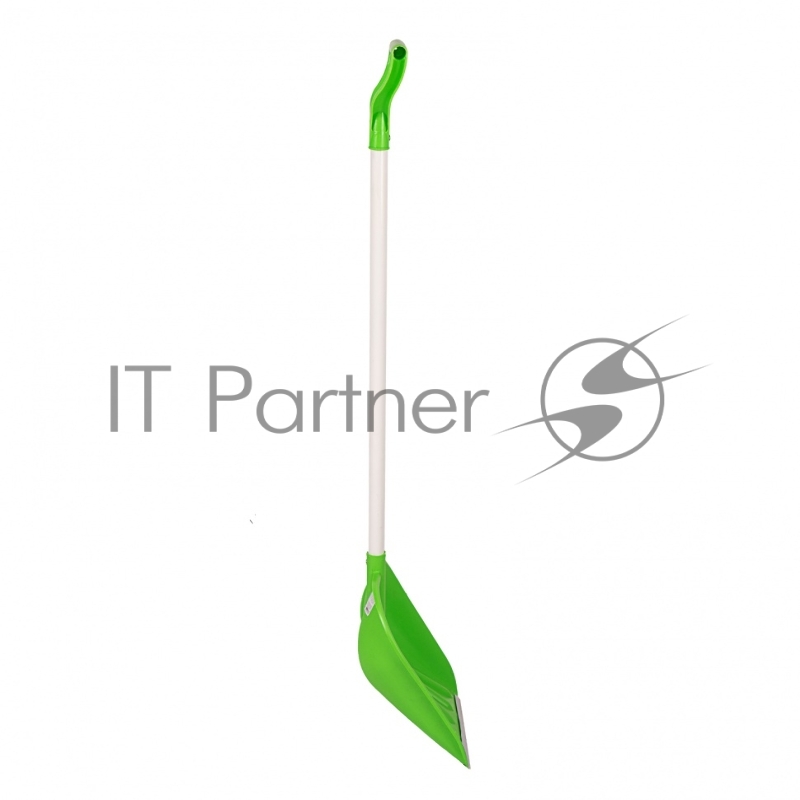 Лопата для уборки снега пластиковая PROFI, 415х445х1500 мм, алюминиевый черенок, Россия// Сибртех