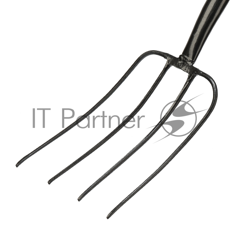 Вилы 4-рогие, сенные, кованые, 210х340х1260 мм, деревянный лакированный черенок// Сибртех