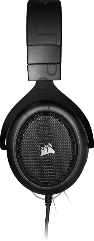 Наушники с микрофоном Corsair HS50 Pro Stereo черный матовый 1.8м накладные оголовье (CA-9011216-EU)