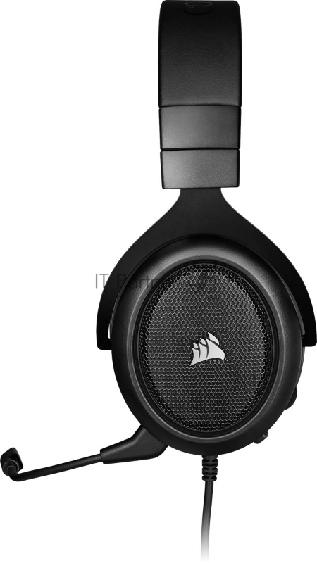 Наушники с микрофоном Corsair HS50 Pro Stereo черный матовый 1.8м накладные оголовье (CA-9011216-EU)