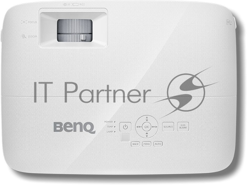 Проектор BenQ MW550 DLP, 1280x800, 3600 AL, 20000:1, 16:10, 1.1X, TR 1.55~1.7, HDMIx2, VGA, White, 2