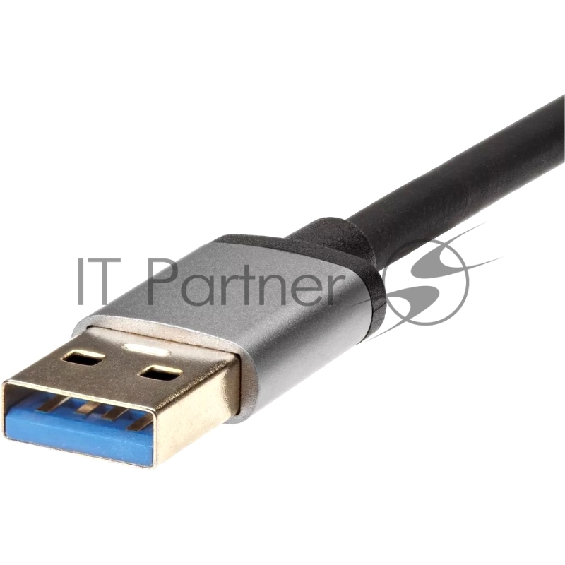 Кабель-переходник VCOM USB 3.0 (Am) --> HDMI(f)+VGA(f), Aluminum Shell