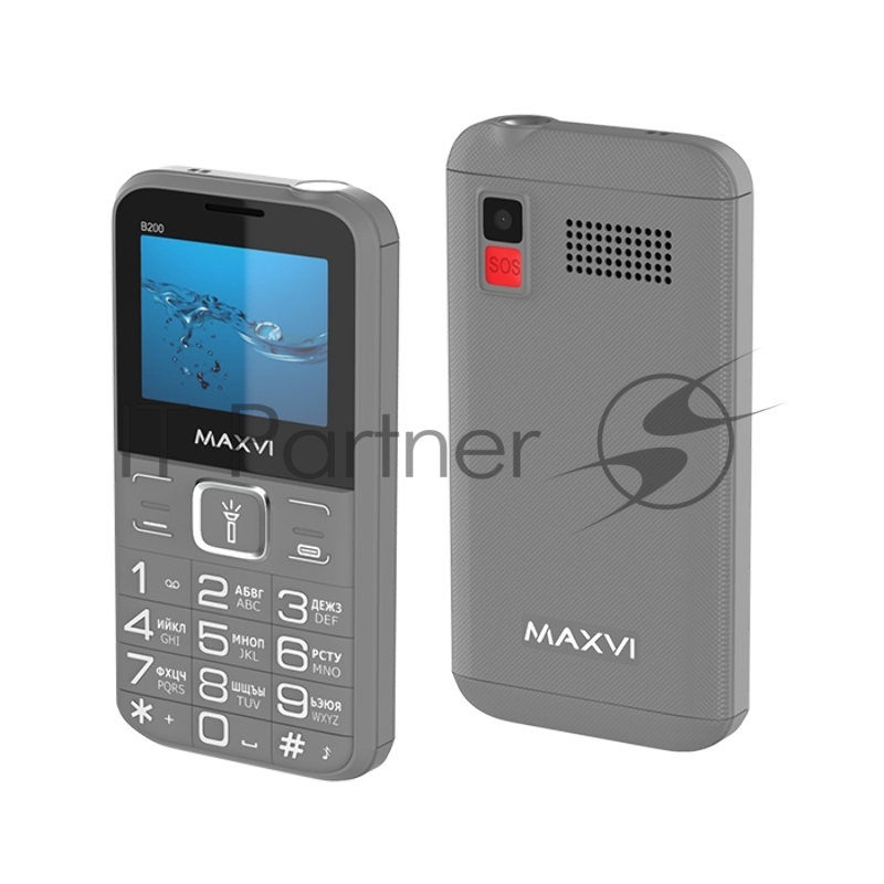 Мобильный телефон Maxvi B200 grey