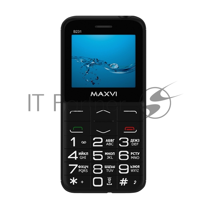 Мобильный телефон Maxvi B231 black