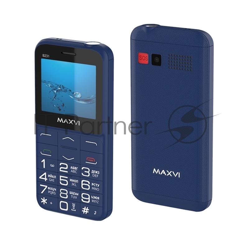 Мобильный телефон Maxvi B231 blue