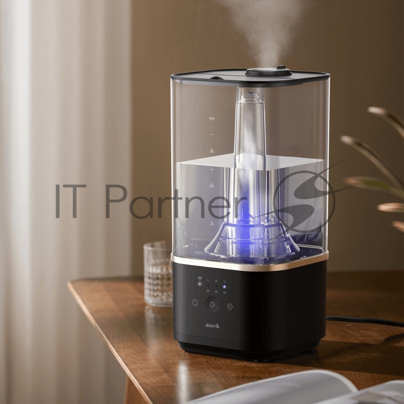 Увлажнитель воздуха deerma Humidifier DEM-F10W, ультразвуковой, с Wi-Fi Black