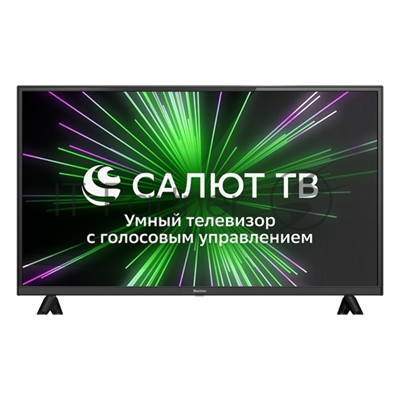 Телевизор 39 Blackton Bt 39S23G Black, 99.06см, 1366х768, 220 cd/m2, 3000:1, 3 HDMI, 2 USB, звук 2х8 Вт, Smart TV, ОС Салют ТВ