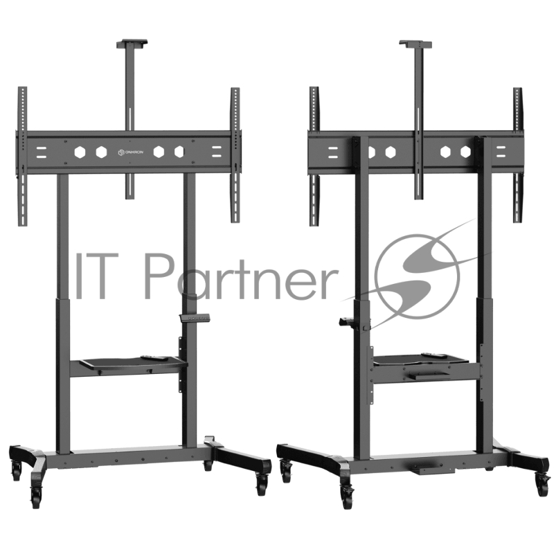 Стойка для телевизора Onkron TS1991 eLift черный 50-100 макс.10кг напольный наклон