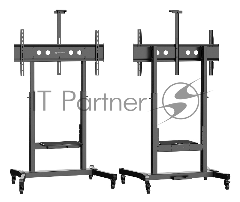 Стойка для телевизора Onkron TS1991 черный 50-100 макс.10кг напольный наклон