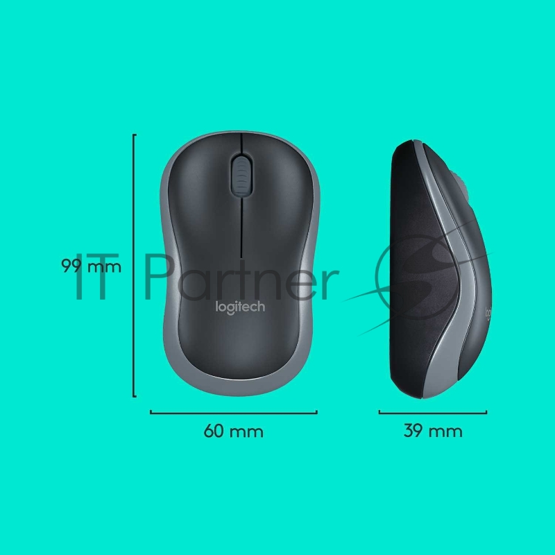 Клавиатура беспроводная Logitech K270 приемник Unifying, 2 батарейки AAA, RTL