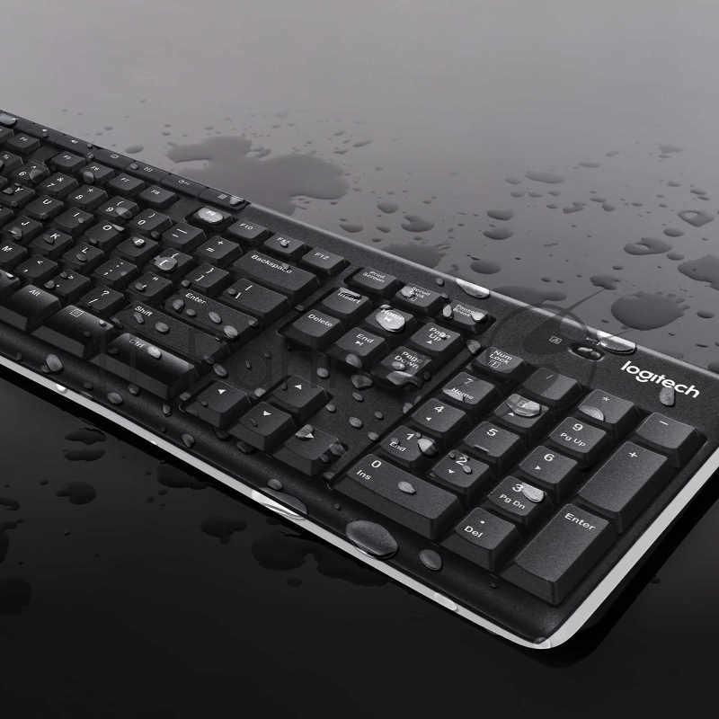 Клавиатура беспроводная Logitech K270 приемник Unifying, 2 батарейки AAA, RTL