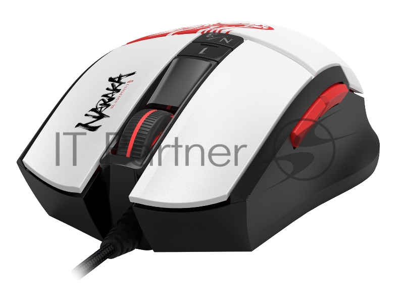 Мышь A4Tech Bloody L65 Max белый/рисунок оптическая (12000dpi) USB (6but)