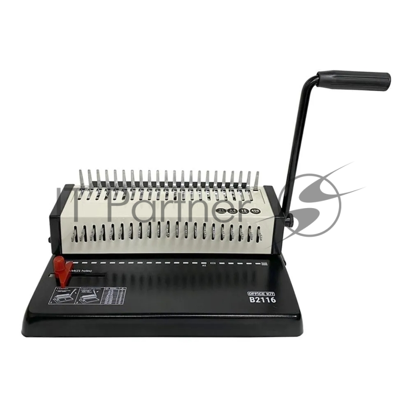 Переплетчик Office Kit B2116 A4/перф.13л.сшив/макс.450л./пл (4.5-45мм)