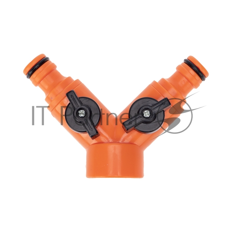 Разветвитель 2-х канальный на кран 3/4-1/2 дюйма Четыре Сезона