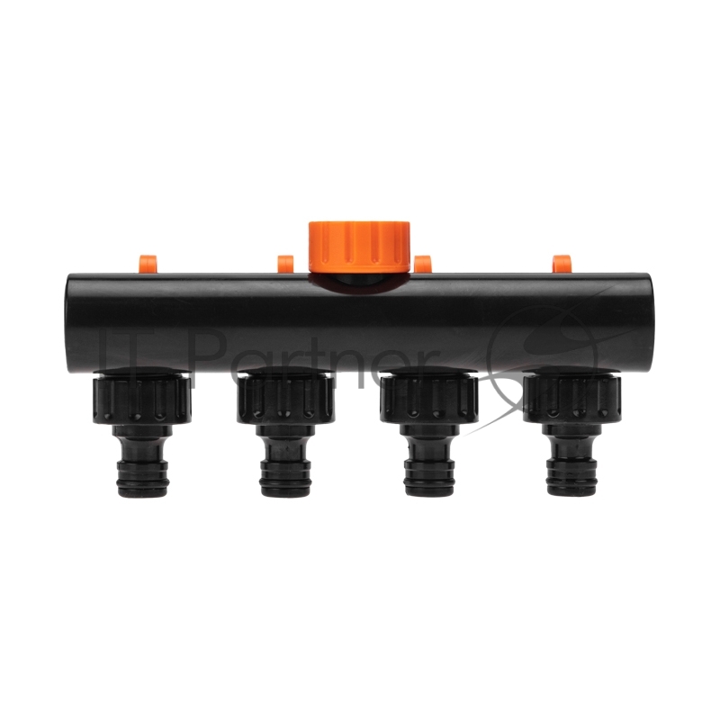 Разветвитель для шланга на 4 канала 1/2, 3/4 Четыре Сезона