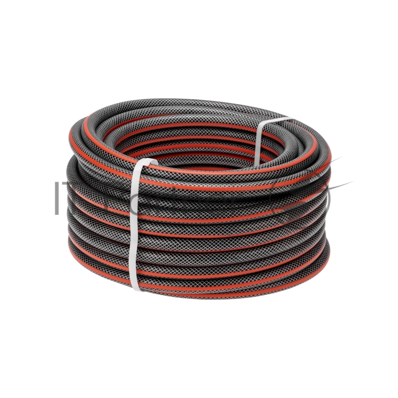 Шланг поливочный ПВХ 3-х слойный армированный 1/2 25м Стандарт ЧЕТЫРЕ СЕЗОНА