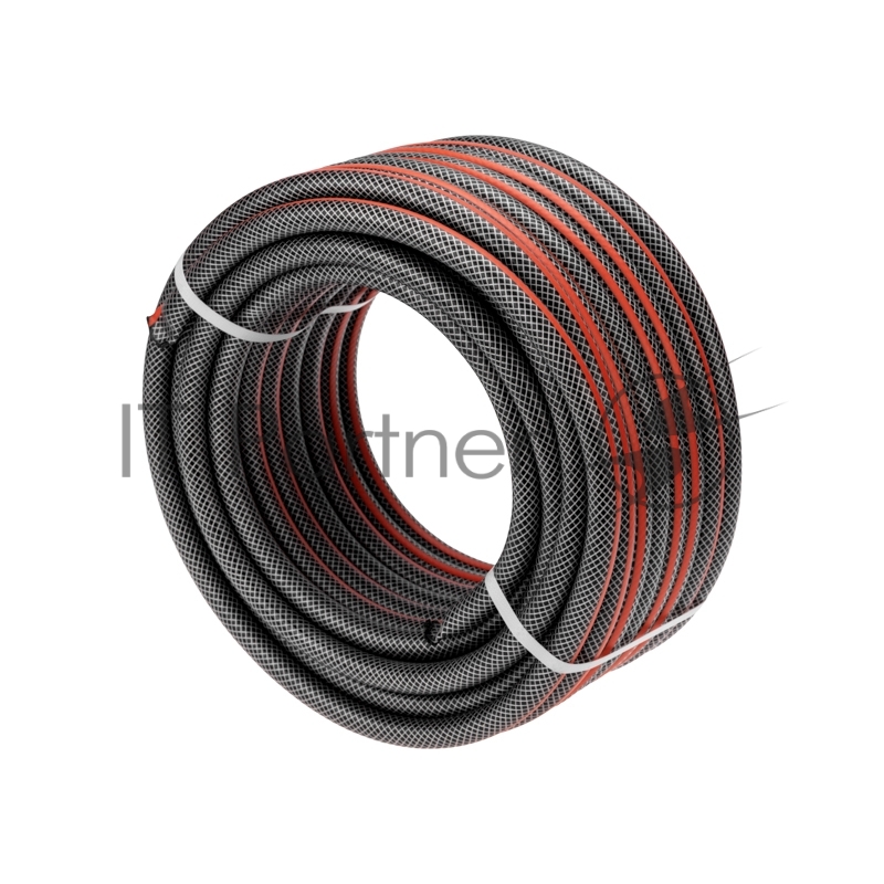 Шланг поливочный ПВХ 3-х слойный армированный 1/2 25м Стандарт ЧЕТЫРЕ СЕЗОНА