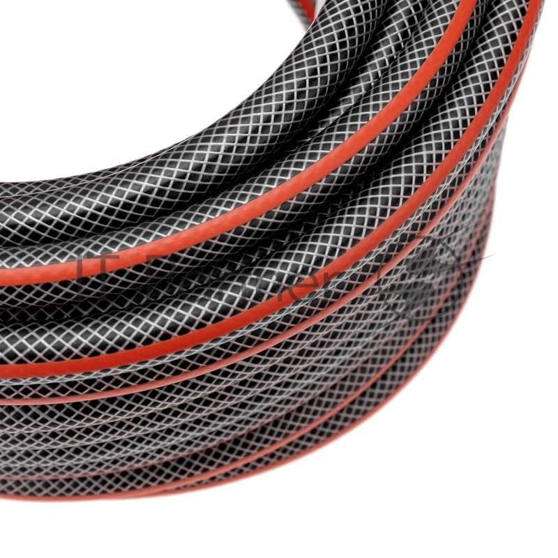 Шланг поливочный ПВХ 3-х слойный армированный 1/2 25м Стандарт ЧЕТЫРЕ СЕЗОНА