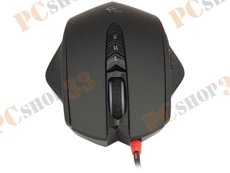 Оптическая мышь A4Tech Bloody V8, 7кн.+скр., черный (USB)