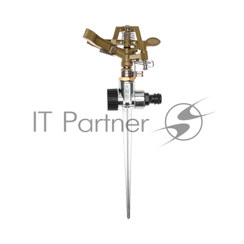Разбрызгиватель латунный, импульсный, с регулировкой угла горизонта распыления до 26 м Четыре Сезона