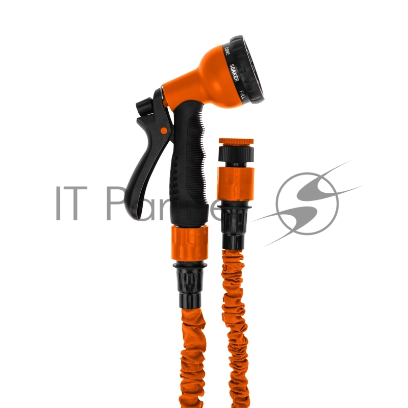 Набор поливочный, растягивающийся шланг 45 м, пистолет 7 режимов, соединитель Четыре Сезона