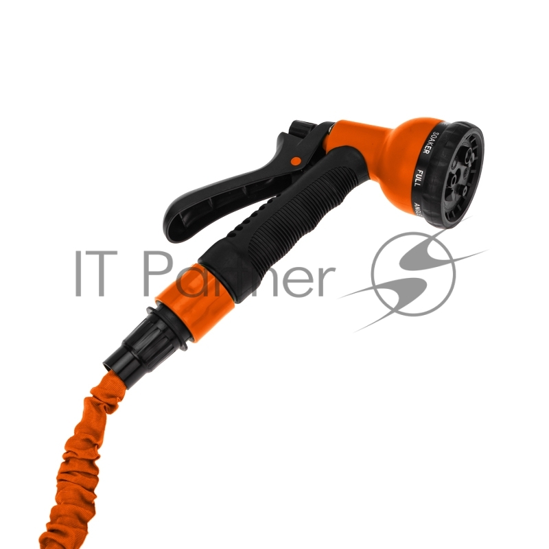 Набор поливочный, растягивающийся шланг 20 м, пистолет 7 режимов, соединитель Четыре Сезона