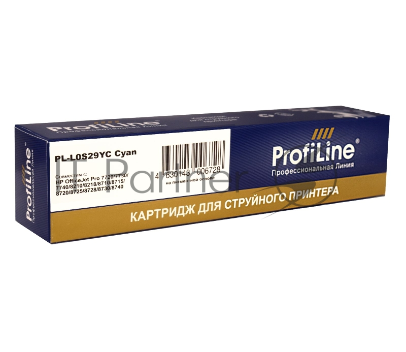 Струйный картридж L0S29YC (№976Y) для принтеров HP PageWide-Pro 552/577/P55250/P57750 с чернилами Cyan ProfiLine