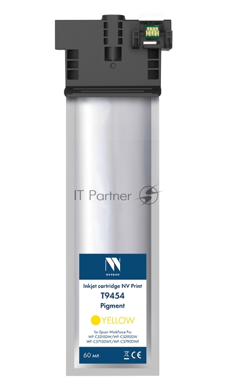 Струйный картридж NV Print T9454 Yellow для Epson WorkForce Pro WF-C5210DW, WF-C5290DW, WF-C5710DWF, WF-C5790DWF