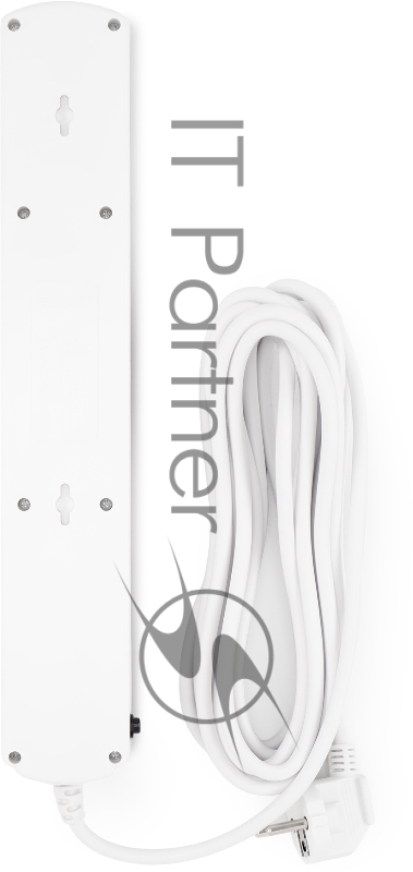 Сетевой фильтр Ippon BK-6-EU-5-10-W 5м (6 розеток) белый (коробка)