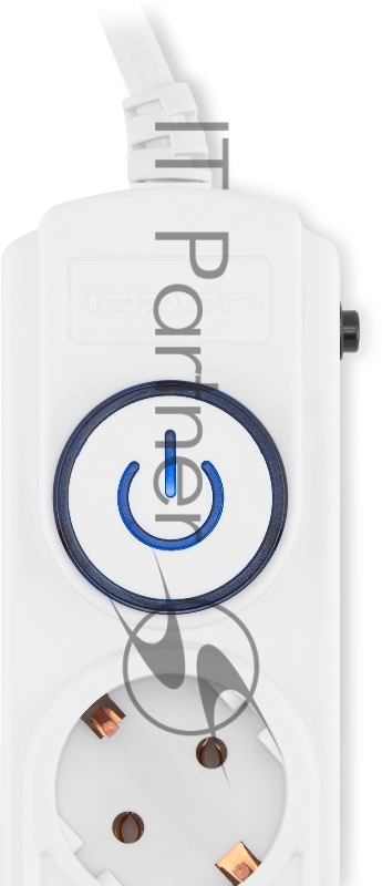 Сетевой фильтр Ippon BK-6-EU-5-10-W 5м (6 розеток) белый (коробка)