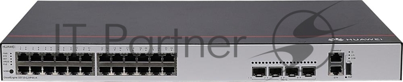Коммутатор HUAWEI 24 PORT 4*10GE SFP+ S5735-L24P4X-A1