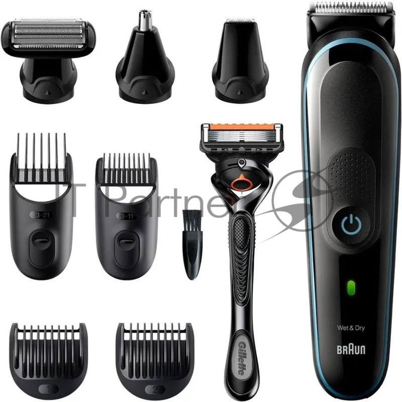 Триммер BRAUN MGK5380 9-в-1 + бритва Gillette