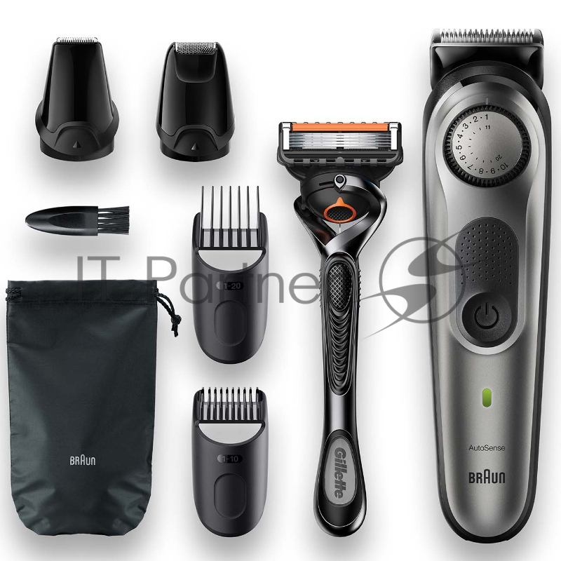Триммер BRAUN BT7320 + бритва Gillette