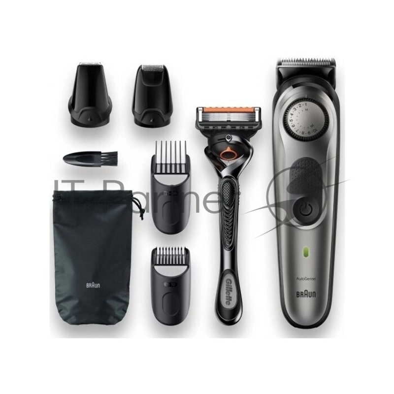 Триммер BRAUN BT 7320+GIL FUS PrG Flb Бр+2к