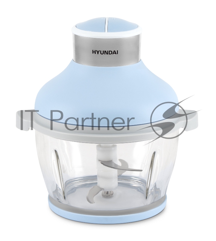Измельчитель электрический Hyundai HYC-G4208 1.5л. 500Вт мята/серебристый