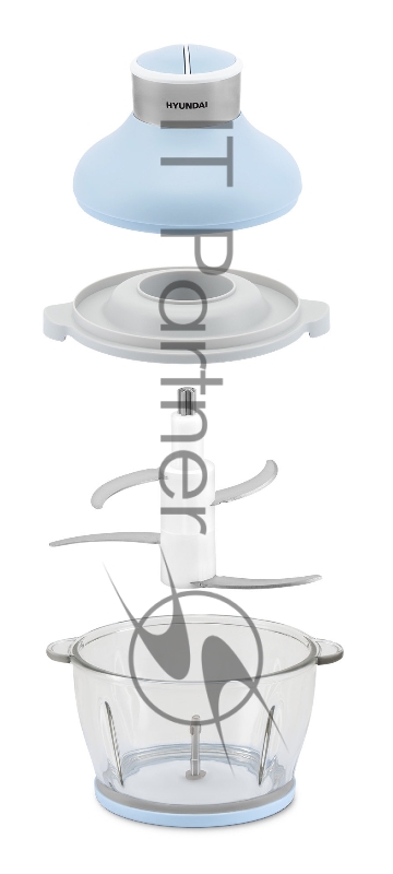Измельчитель электрический Hyundai HYC-G4208 1.5л. 500Вт мята/серебристый