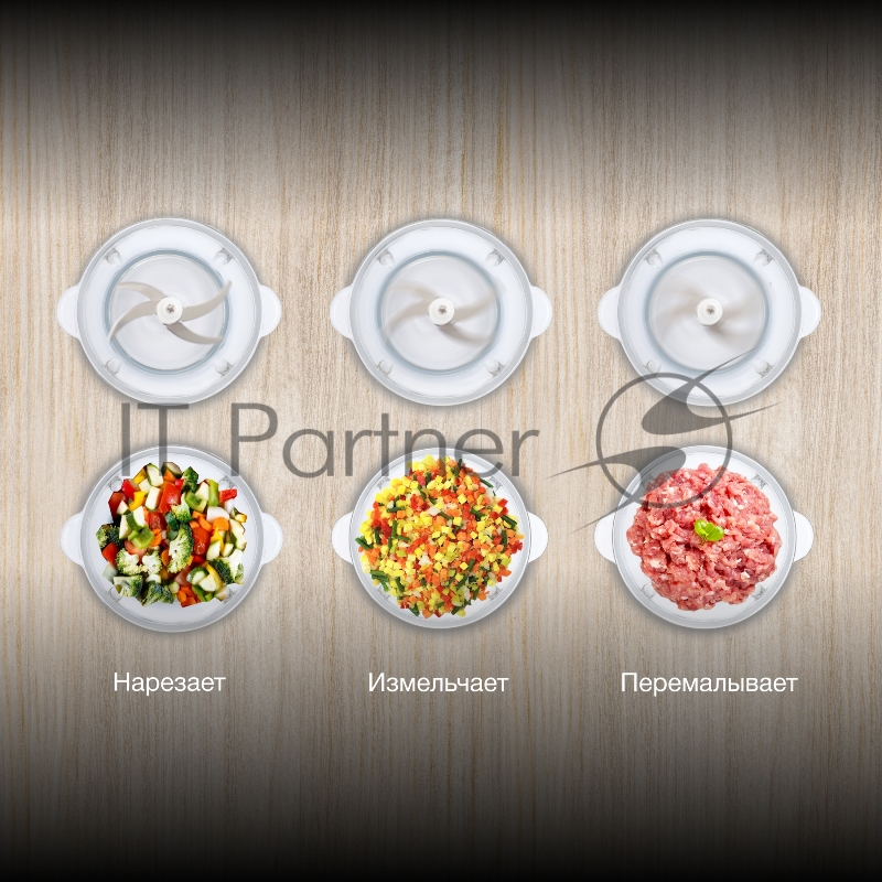 Измельчитель электрический Hyundai HYC-G4208 1.5л. 500Вт мята/серебристый