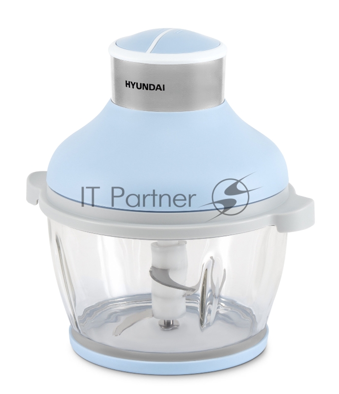 Измельчитель электрический Hyundai HYC-G4208 1.5л. 500Вт мята/серебристый
