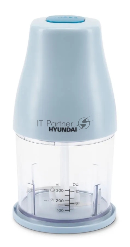 Измельчитель электрический Hyundai HYC-P3118 0.8л. 350Вт черный/фиолетовый