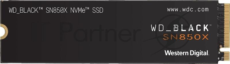 Твердотельный накопитель SSD WD_Black SN850X 4TB, M.2 2280, NVMe, PCIe 4.0x4