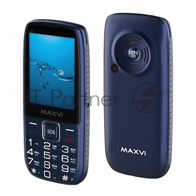 Мобильный телефон Maxvi B32 blue