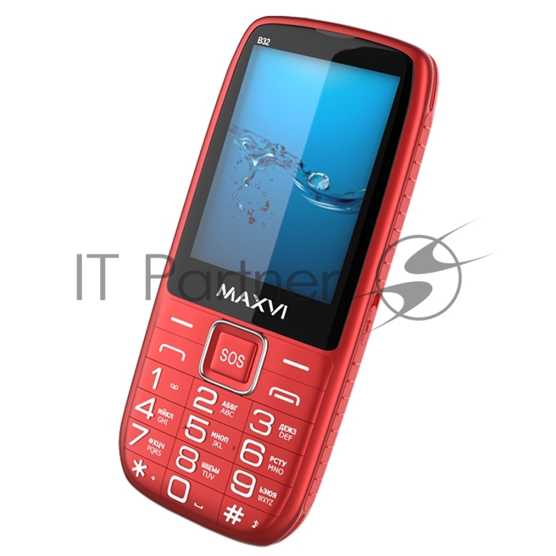 Мобильный телефон Maxvi B32 red