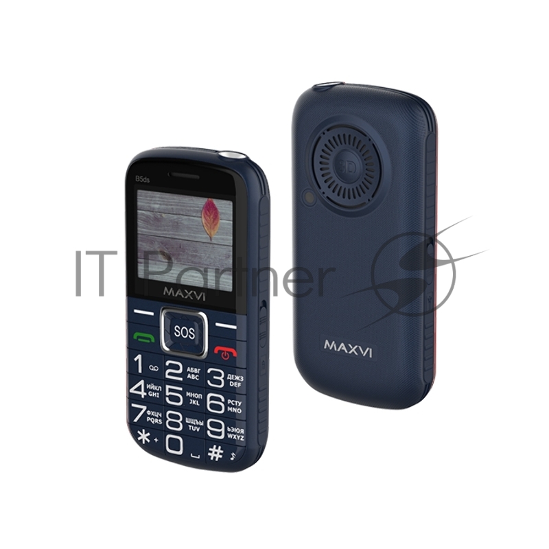 Мобильный телефон Maxvi B5ds blue