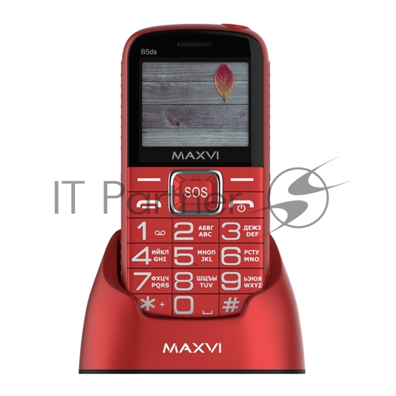 Мобильный телефон Maxvi B5ds red