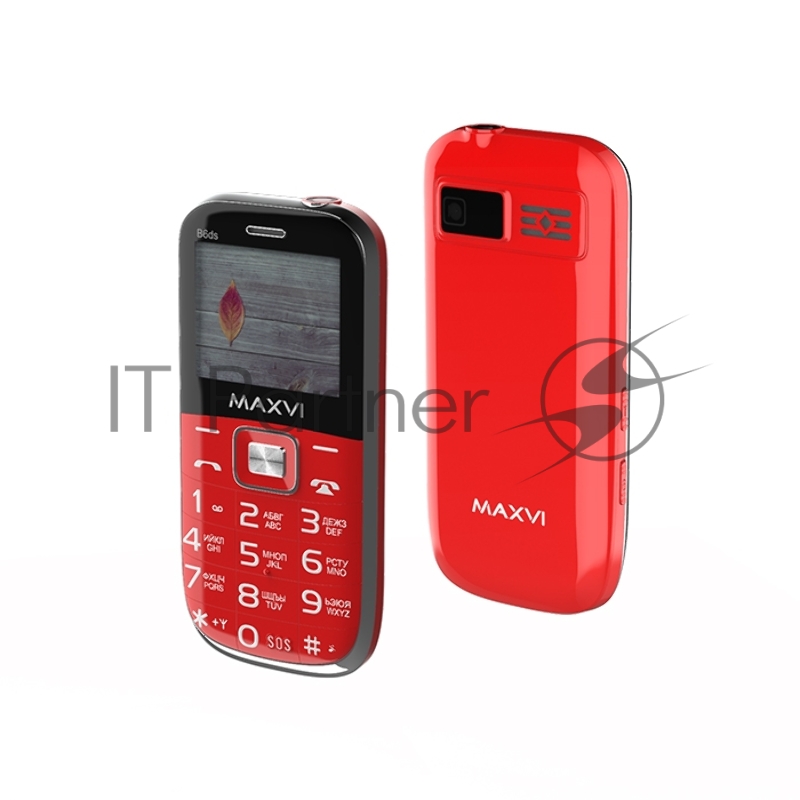Мобильный телефон Maxvi B6ds red